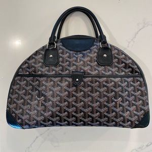 Goyard Black Coated Canvas St. Jeanne MM Bag